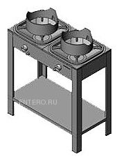 Плита газовая Вулкан KSB02 8175 WOK