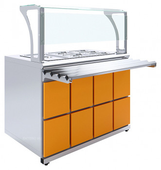 Мармит вторых блюд Luxstahl МВП (С)-1200 Premium Domino