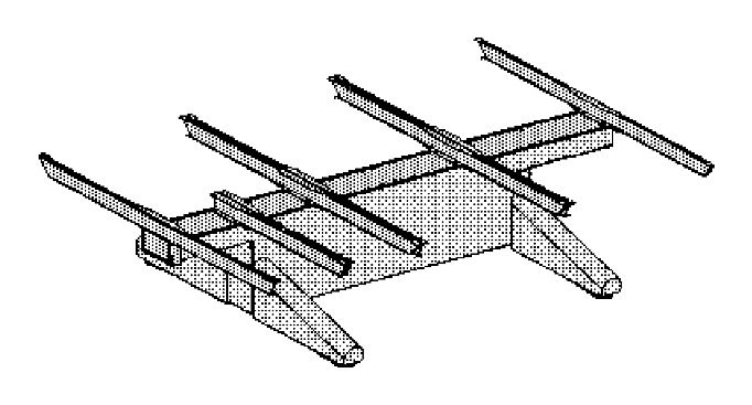 Нижняя подставка кантилевер-системы INOKSAN INO-9GK004