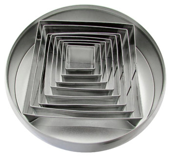 Набор кондитерских форм P.L. Proff Cuisine 81279052 "Квадрат"