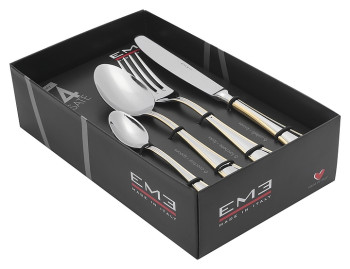 Набор столовых приборов EME Impero Gold Decor P13AIM/OR 24 шт.