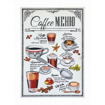 Доска меловая белая без рамы с росписью