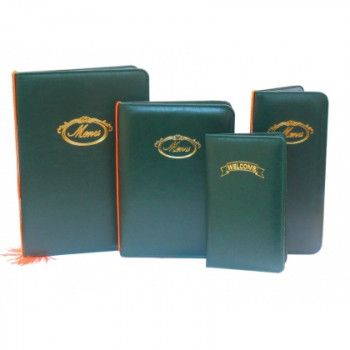 Папка-карта вин зеленая [Green S]