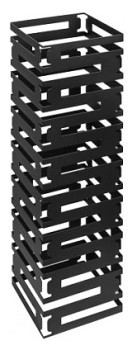 Подставка фуршетная Luxstahl Куб 200х200х750 мм черный