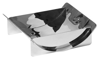 Блюдо для подачи Luxstahl Волны 120х120х40 мм (нерж. сталь)