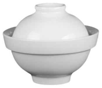 Мисосупница с крышкой Chan Wave Classic ivory LQ-Q1761 300 мл