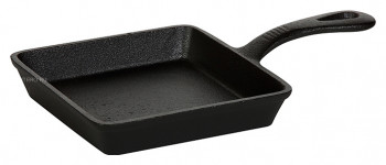 Сковорода порционная Luxstahl HE6101 142х142 мм, чугун, с ручкой