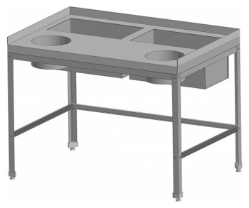 Стол для сбора отходов Restoinox СДК-15/8-ЭН