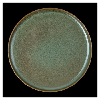 Тарелка мелкая Corone Primavera HS167040 11" Ø 28 см (фарфор) зеленая