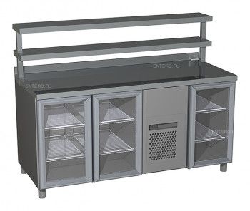Стол холодильный Carboma T70 M4-1-G 9006 (4GNG/NT 1111)
