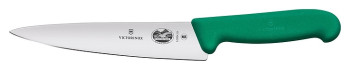 Шеф-нож поварской Victorinox 5.2004.19 Fibrox l=19 см (нерж. сталь / фиброкс) с зеленой ручкой