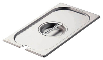 Крышка для гастроемкости Hurakan GD-P 1/6 (176х162) нерж. сталь, отверстие для ложки