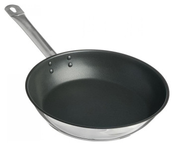 Сковорода P.L. Proff Cuisine КТ-ОБ-СА-24 "КАТУНЬ" Eco Line d=24 см h=5 см (нерж. сталь с антипригарным покрытием)