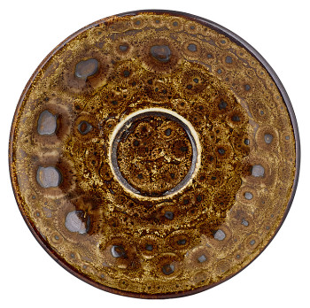 Блюдце чайное By Bone Cowry Yellow CW-YL-ZT-01-CT 15,5 см