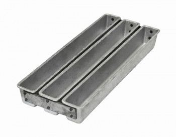 Хлебная форма 410х50 мм 3-секционная