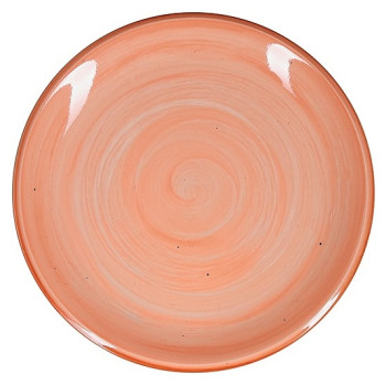 Тарелка мелкая Corone Natura HL908140D 255 мм коралловая