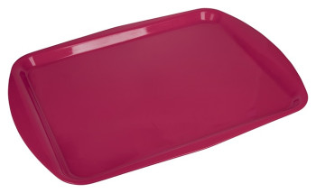 Поднос столовый Клен HORNA RED130205 490х360 мм (полипропилен особо прочный) вишневый