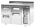 Стол холодильный POLAIR TM2-21-GC с бортом