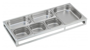 Подставка для гастроемкостей Osba 5+1 без стекла