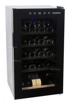 Монотемпературный винный шкаф Cavanova CV028C-NS