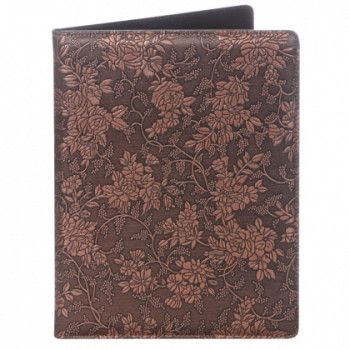 Папка для меню «Цветы» с тиснением из искусственной кожи