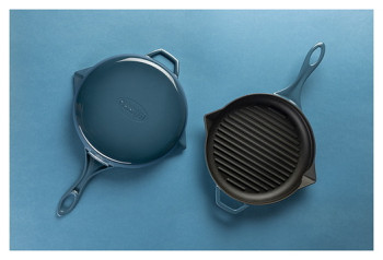 Сковорода-гриль Hosse HS Y GTV 28 BLUE Ø 28 см синяя