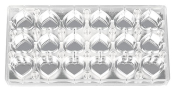 Форма для шоколада на магнитах P.L. Proff Cuisine 73038064 "Сердце" 18 ячеек