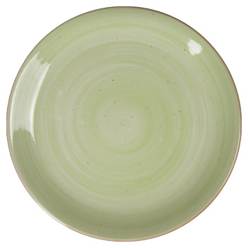 Тарелка мелкая Corone Natura HL908140E 255 мм зеленая