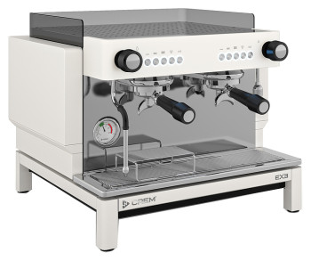 Кофемашина Crem EX3 Mini 2GR Control TA белая, высокая группа, подсветка бариста