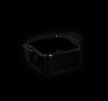 Форма для запекания с двумя ручками «Corone» 68х68 мм черная