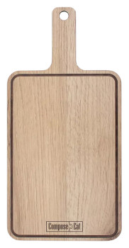 Доска разделочная ComposeEat DRRJ37182094OA4 37х18 см, с ручкой, дуб натуральный