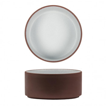 Блюдо салатник 16 cм h7 cм 800 мл White Matt New Taiga P.L. [4]