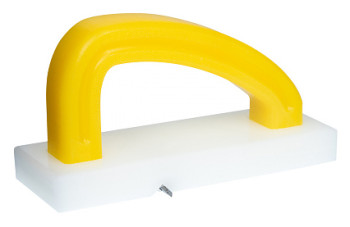 Рубанок для чистки разделочных досок Luxstahl желтый