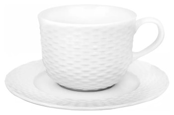 Чашка чайная с блюдцем PILLIVUYT 995725BX1