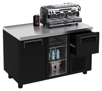 Стол холодильный для кофемашин Carboma T57 M3-1-G 9006-19 (BAR-360С)