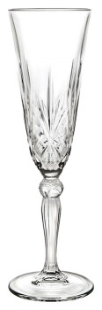 Бокал флюте для шампанского RCR Cristalleria Italiana Style Melodia 25600020206 160 мл (хрустальное стекло)