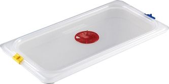 Крышка из полипропилена для GN 1/3 с клапаном [21014]