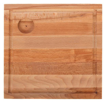 Доска для стейка 295-300х295-300х18 бук промасленый