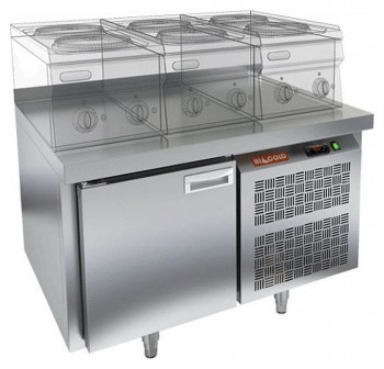 Стол холодильный HICOLD GN 1/TN LT O без борта