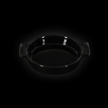 Форма для запекания «Corone» 125х112х27 мм с двумя ручками черная