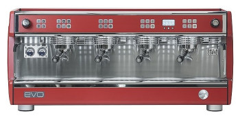 Кофемашина Dalla Corte 1 MC EVODUE 4 R 400 искрящийся красный