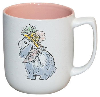 Кружка P.L. Proff Cuisine Кроличья доброта 500 мл (керамика) белая / розовая внутри