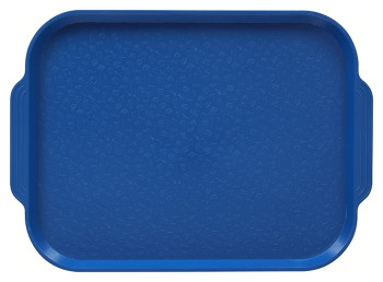 Поднос столовый Клен SP 503 450х355 мм (полистирол) с ручками лазурный