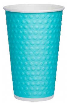 Стакан бумажный SaaMi BUBBLES 400 мл тиффани (800 шт.)