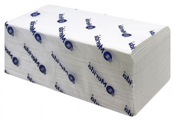 Полотенца бумажные Merida V-ТОП+ 4000 2-слойные, белые (20х200 листов)