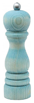 Мельница для соли Bisetti Vintage 7121MSA h=190 мм пихта, светло-голубая