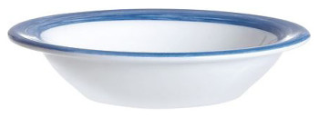 Блюдце десертное Arcoroc Brush H3611 12 см, бело-синее