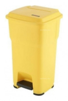 Контейнер для мусора Vileda Professional ГЕРА, 85 л, желтый