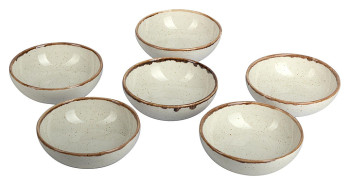 Набор из 6 соусников Porland Seasons POR0002 95 мл бежевый