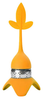 Ситечко для заваривания чая IBILI 742010 h=17 см желтое